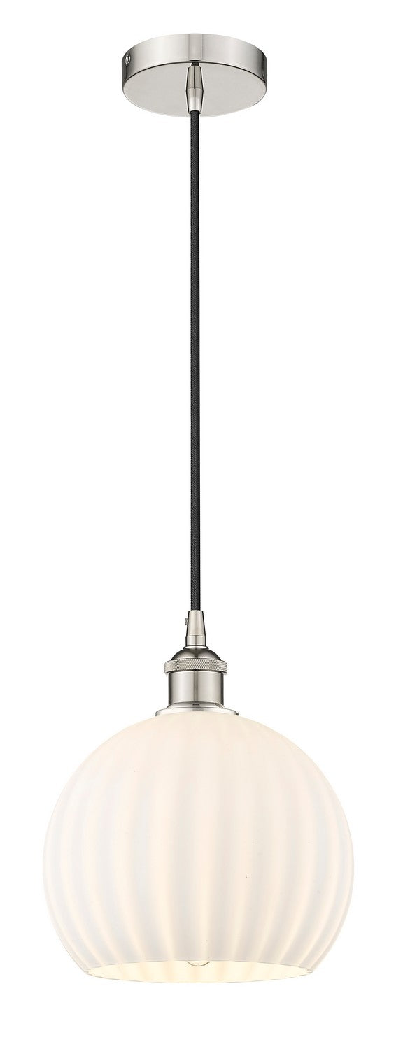 Innovations 616-1P-PN-G1217-10WV LED Mini Pendant, Polished Nickel