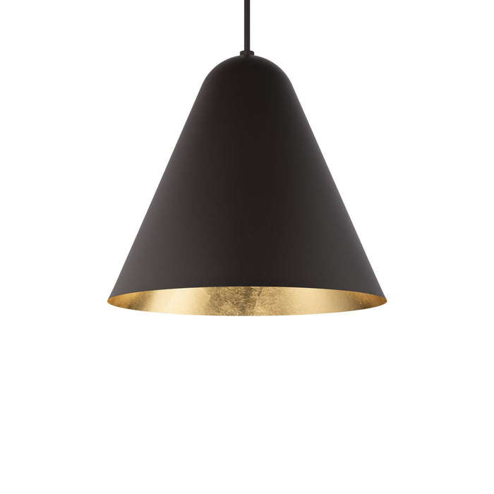 Modern Forms PD-12422-BZ/GL LED Pendant, Bronze & Gold Leaf