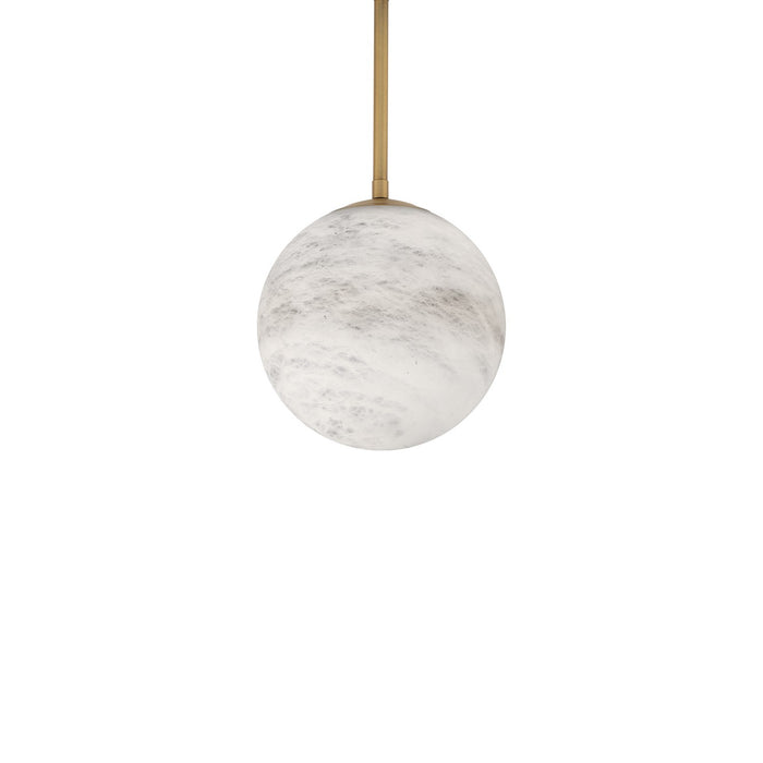 Modern Forms PD-34408-30-AB LED Mini Pendant, Aged Brass