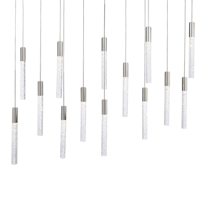 Modern Forms PD-35614L-PN LED Pendant, Polished Nickel