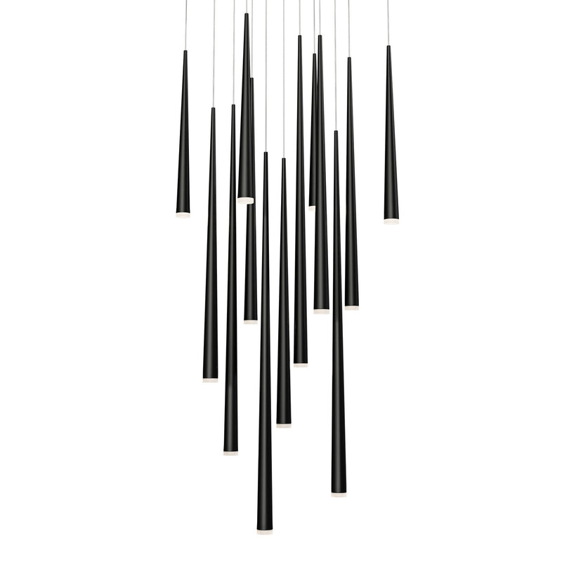 Modern Forms PD-41813S-BK LED Pendant, Black