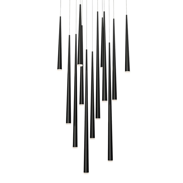 Modern Forms PD-41813S-BK LED Pendant, Black