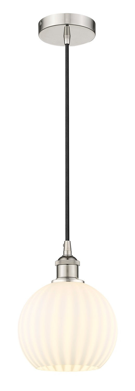 Innovations 616-1P-PN-G1217-8WV LED Mini Pendant, Polished Nickel