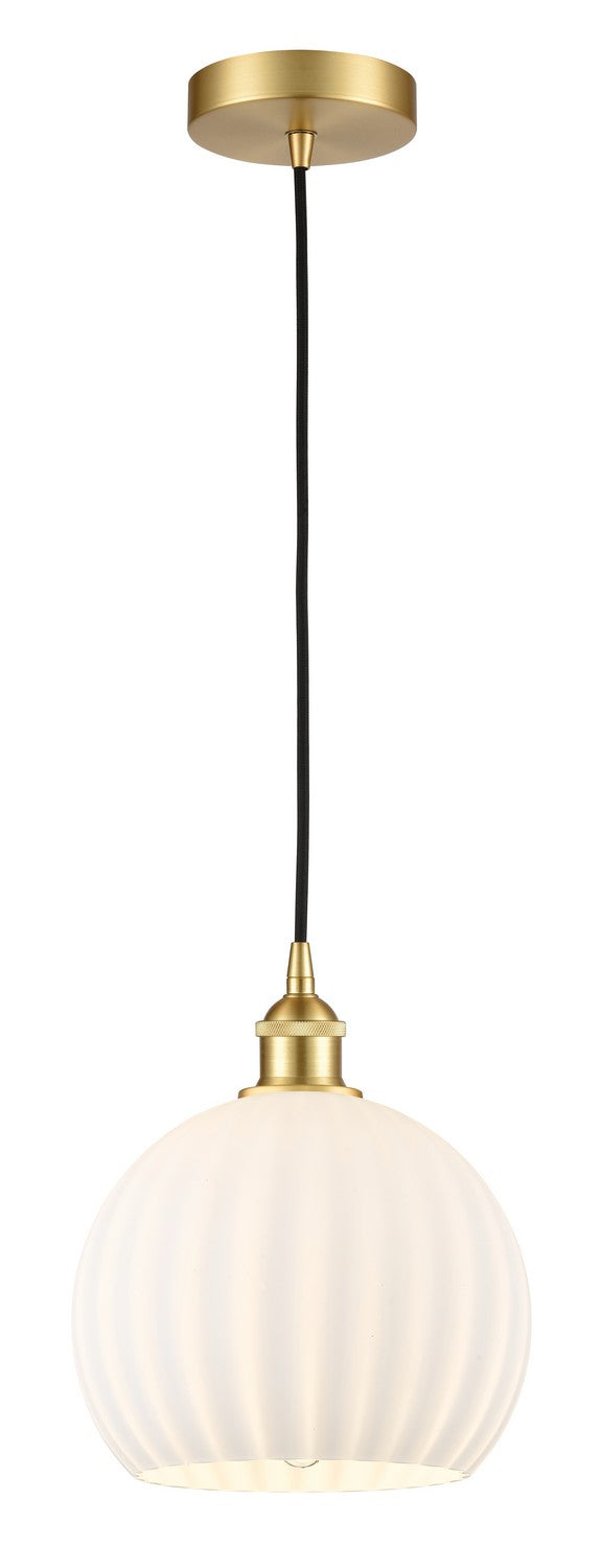 Innovations 616-1P-SG-G1217-10WV LED Mini Pendant, Satin Gold