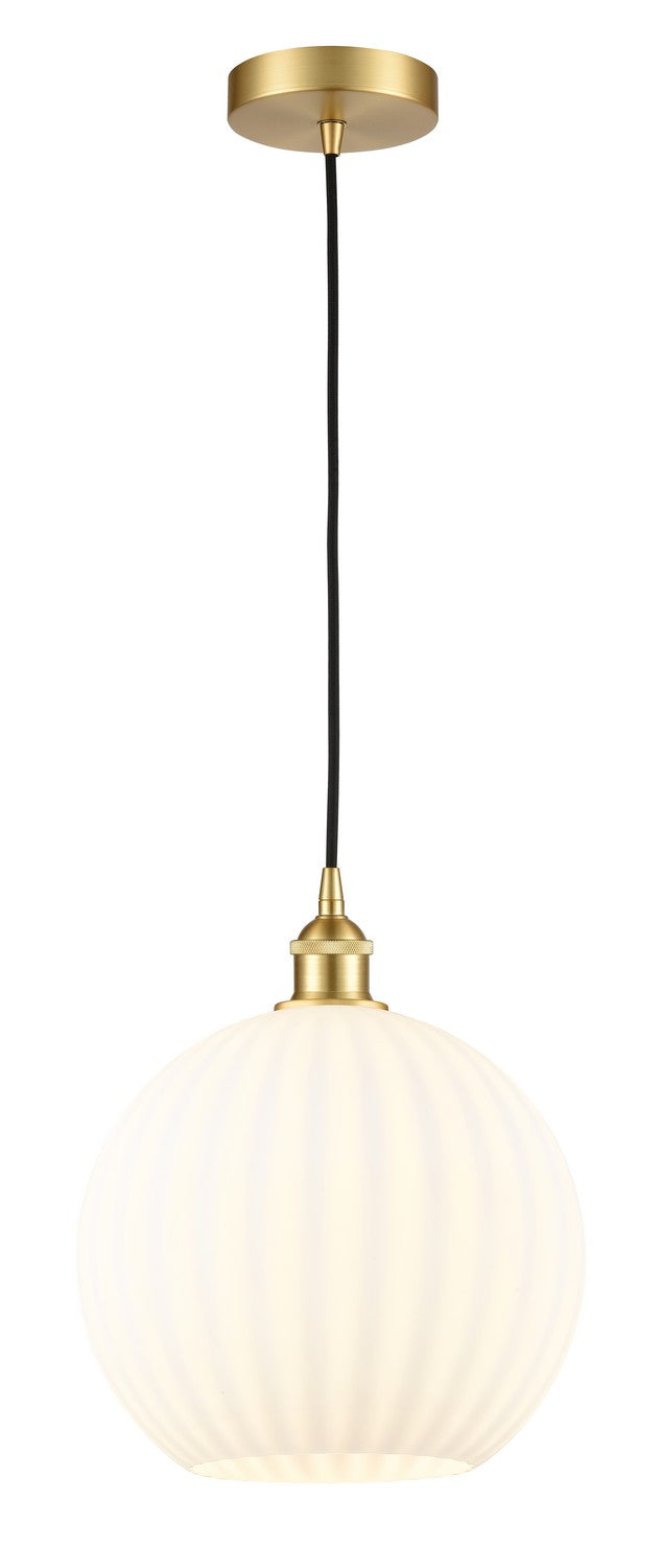 Innovations 616-1P-SG-G1217-12WV LED Mini Pendant, Satin Gold