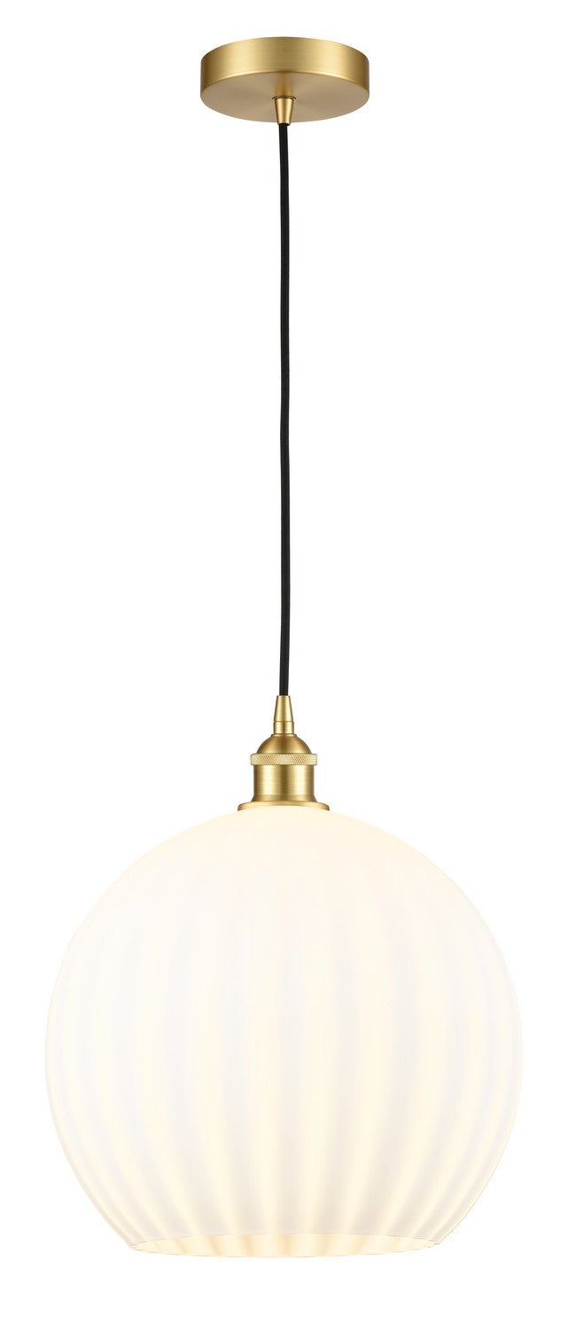 Innovations 616-1P-SG-G1217-14WV LED Pendant, Satin Gold