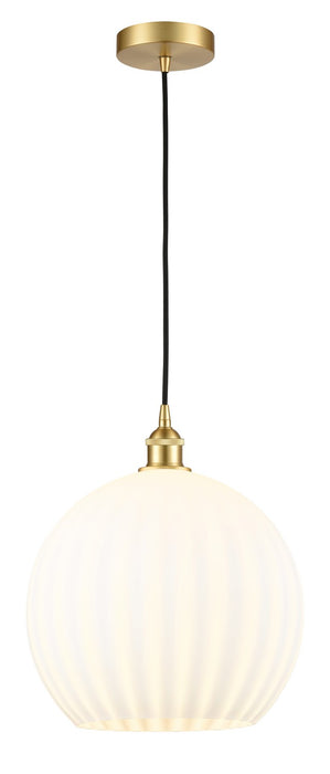 Innovations 616-1P-SG-G1217-14WV LED Pendant, Satin Gold