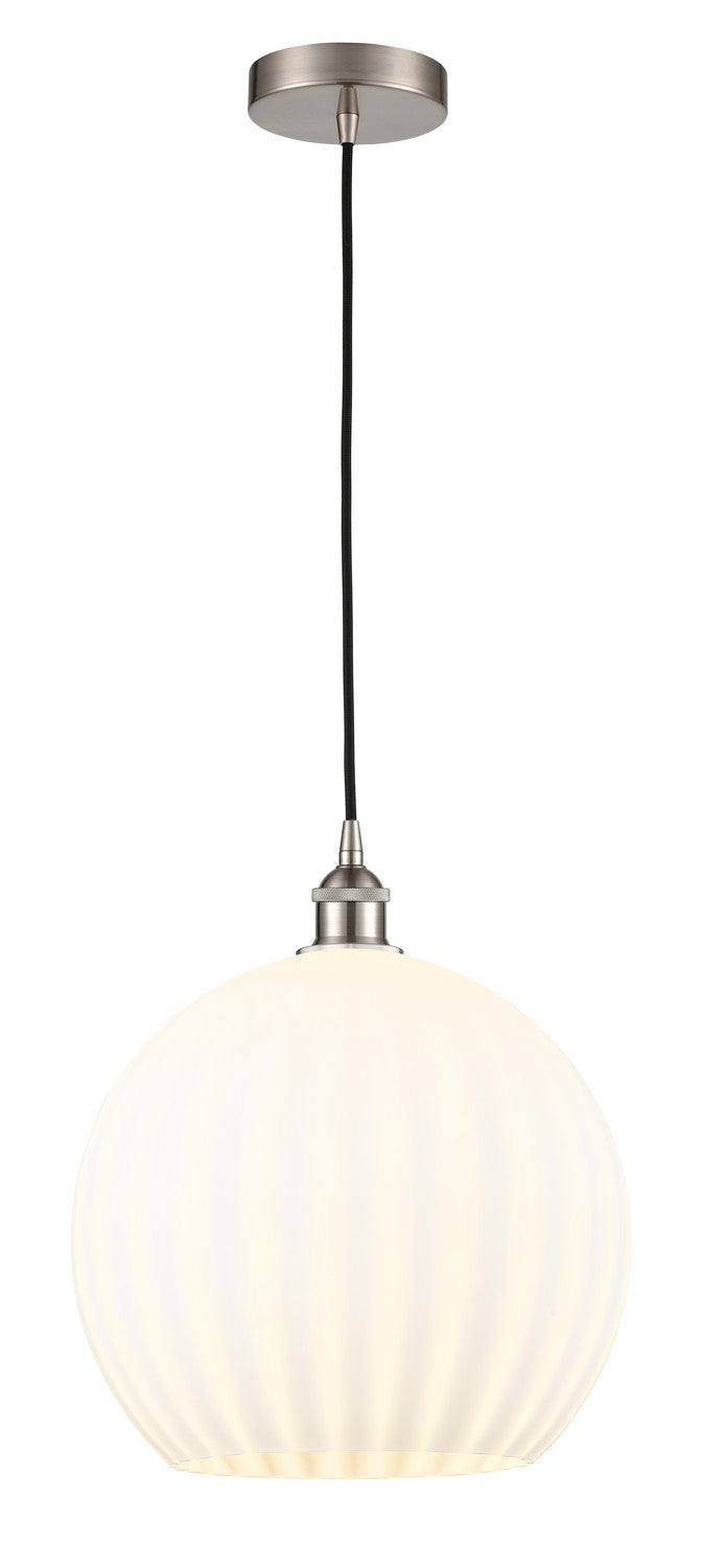 Innovations 616-1P-SN-G1217-14WV LED Pendant, Brushed Satin Nickel