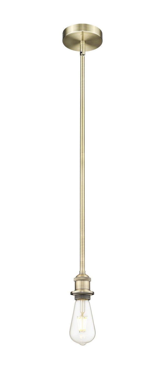 Innovations 616-1S-AB One Light Mini Pendant, Antique Brass