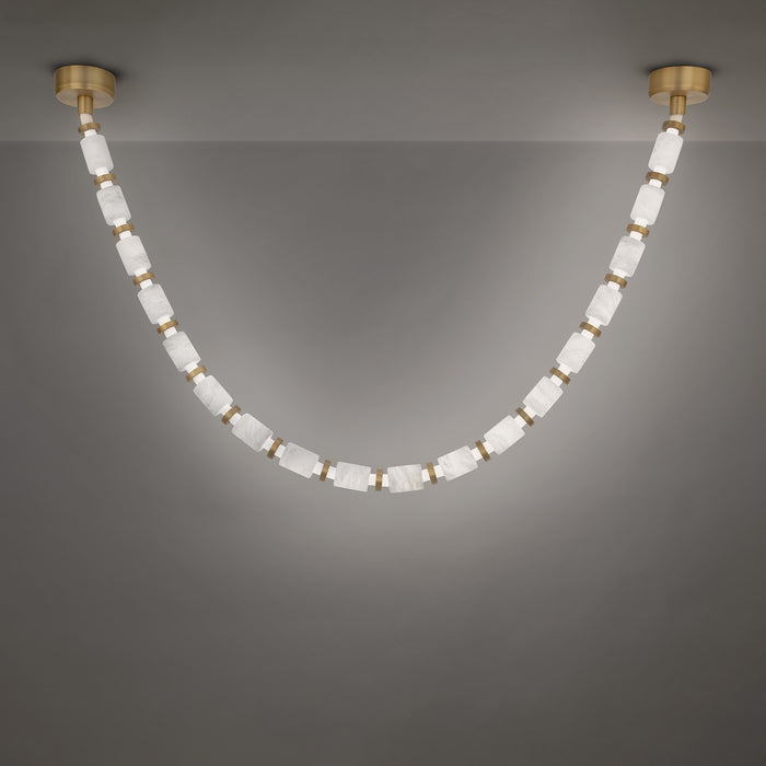 Modern Forms PD-62418IC-27-AB LED Chandelier, Aged Brass
