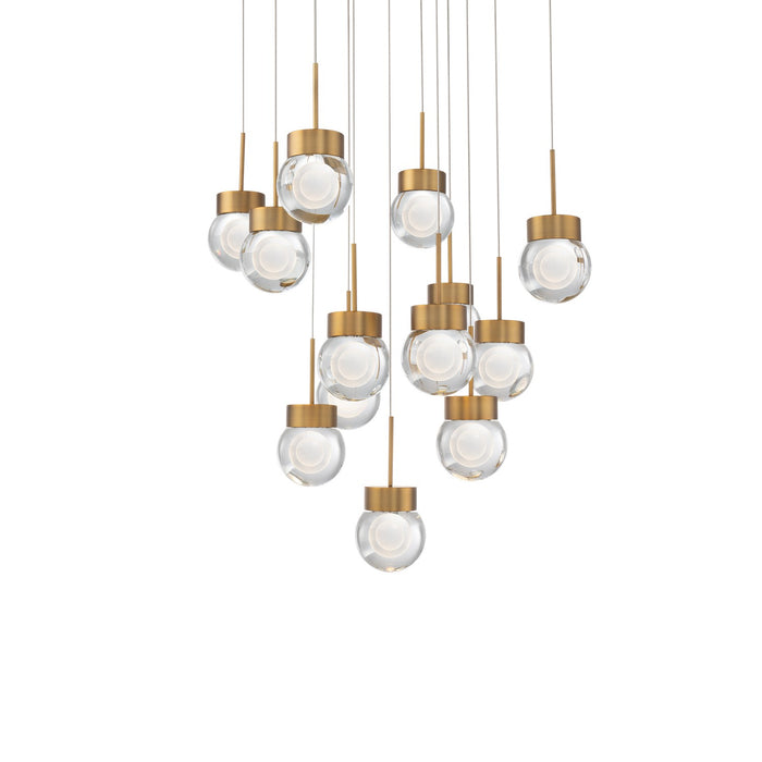 Modern Forms PD-82013S-AB LED Pendant, Aged Brass