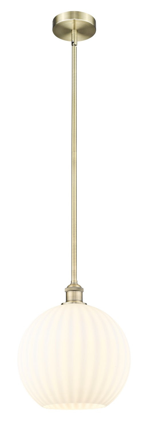 Innovations 616-1S-AB-G1217-12WV LED Mini Pendant, Antique Brass