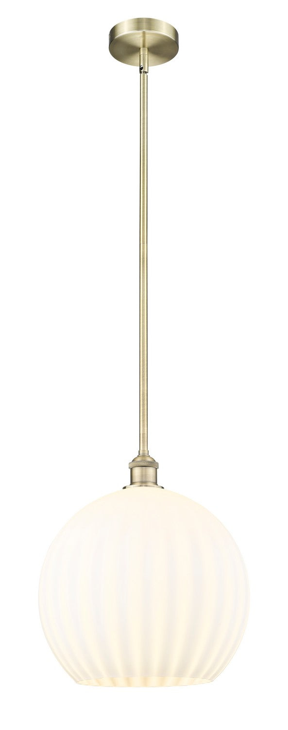 Innovations 616-1S-AB-G1217-14WV LED Pendant, Antique Brass