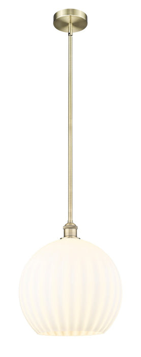 Innovations 616-1S-AB-G1217-14WV LED Pendant, Antique Brass