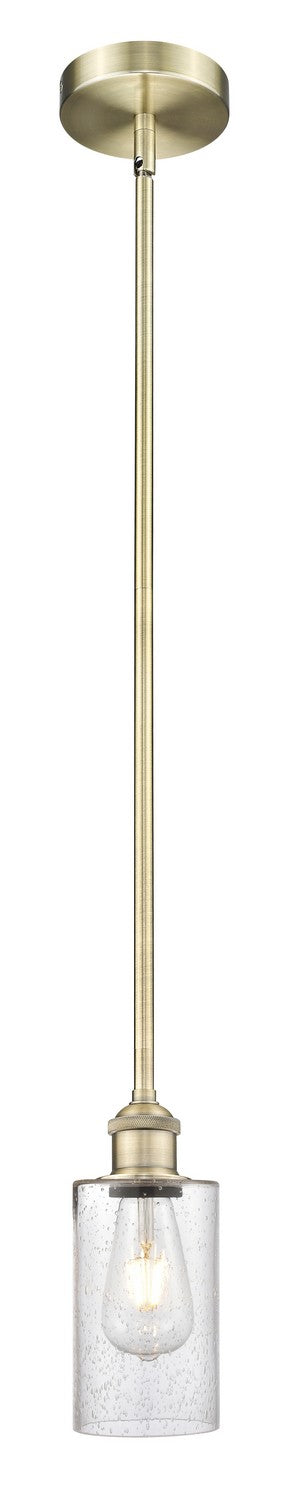 Innovations 616-1S-AB-G804 One Light Mini Pendant, Antique Brass