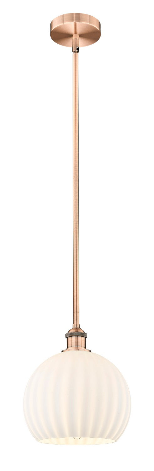 Innovations 616-1S-AC-G1217-10WV LED Mini Pendant, Antique Copper