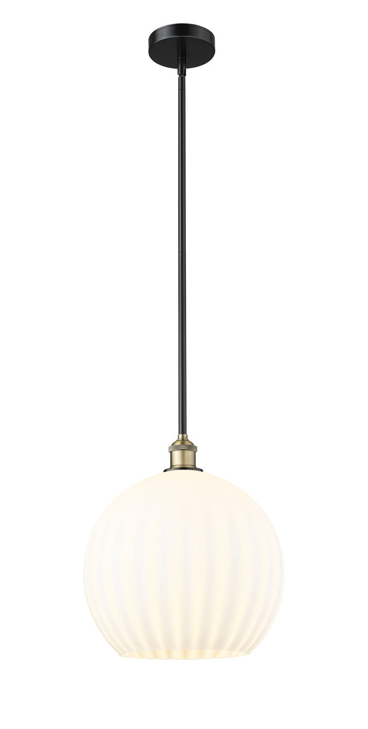 Innovations 616-1S-BAB-G1217-14WV LED Pendant, Black Antique Brass