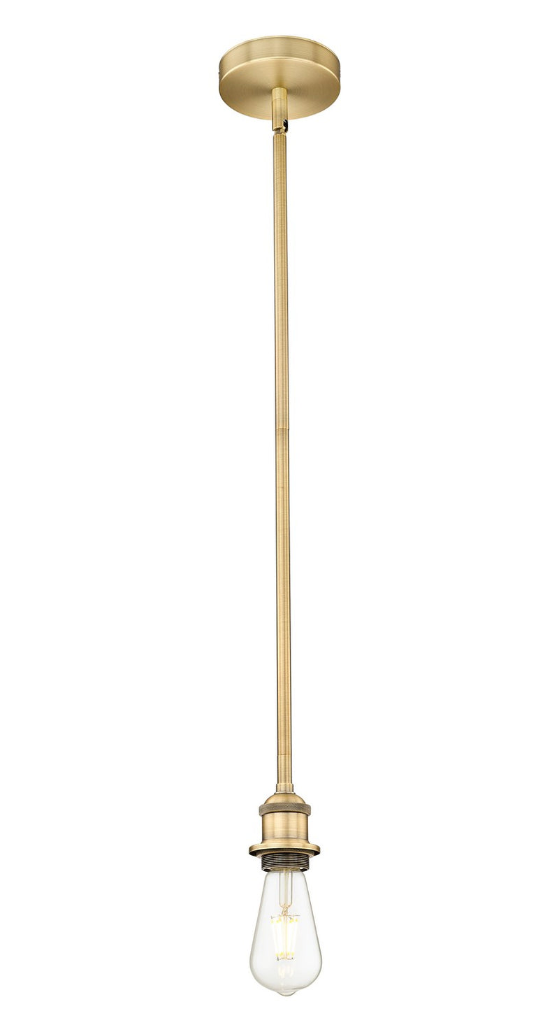Innovations 616-1S-BB One Light Mini Pendant, Brushed Brass