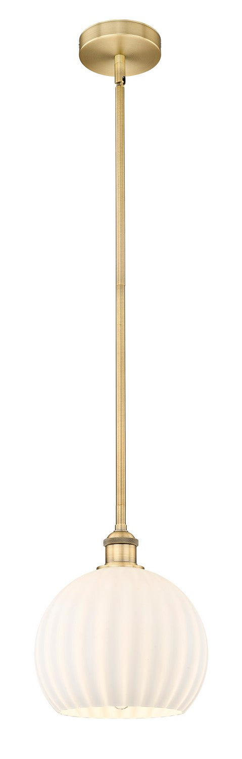 Innovations 616-1S-BB-G1217-10WV LED Mini Pendant, Brushed Brass
