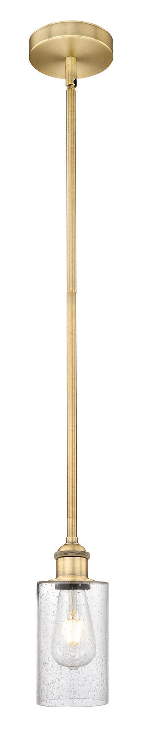 Innovations 616-1S-BB-G804 One Light Mini Pendant, Brushed Brass