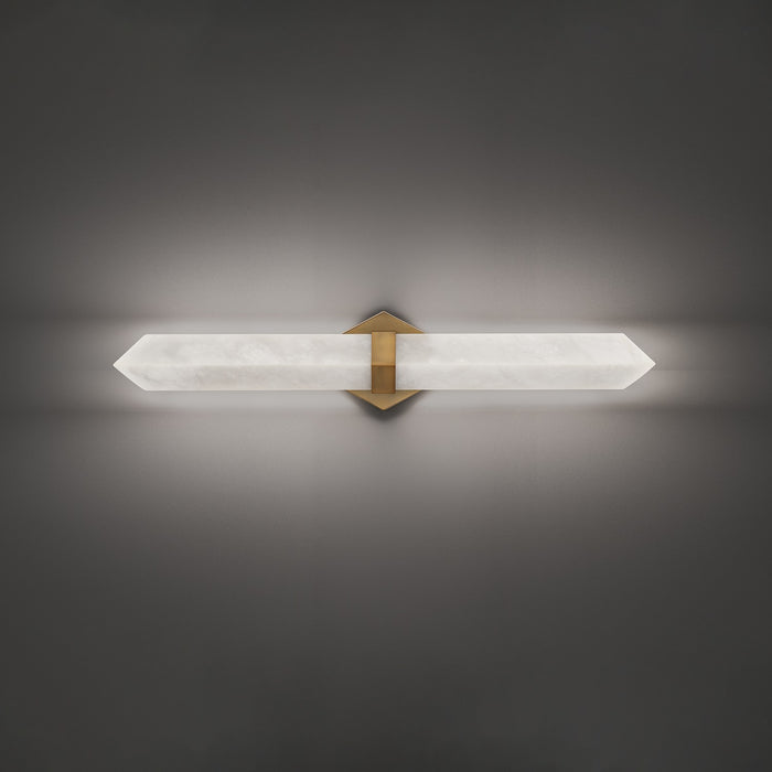 Modern Forms WS-20428-AB LED Bath Vanity, Aged Brass