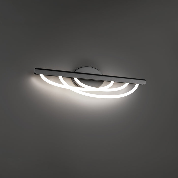 Modern Forms WS-32424-BK LED Bath Vanity, Black