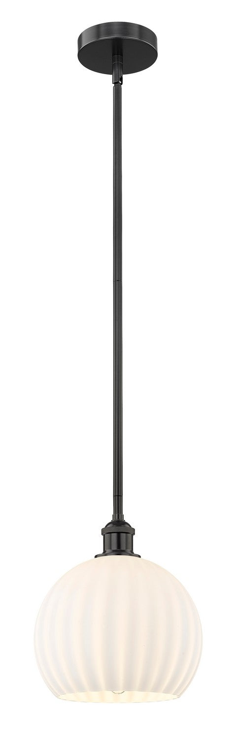 Innovations 616-1S-BK-G1217-10WV LED Mini Pendant, Matte Black