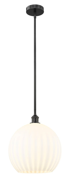 Innovations 616-1S-BK-G1217-14WV LED Pendant, Matte Black