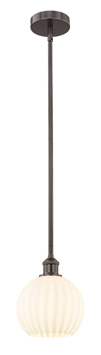 Innovations 616-1S-OB-G1217-8WV LED Mini Pendant, Oil Rubbed Bronze