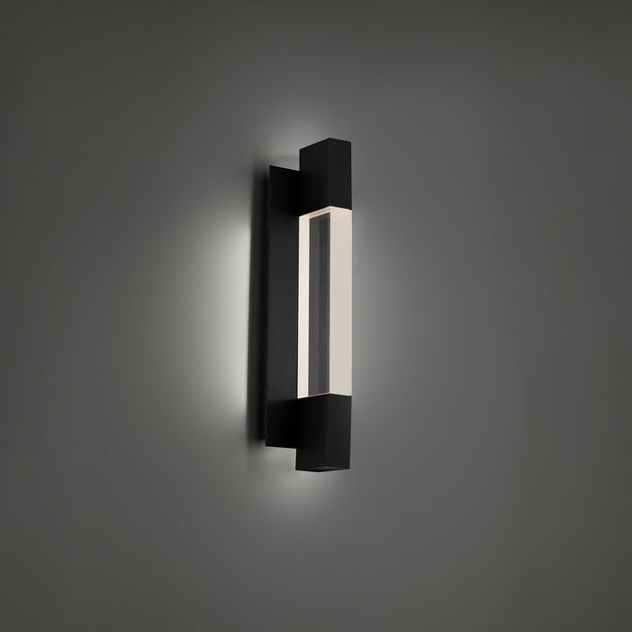 Modern Forms WS-W30418-30-BK LED Outdoor Wall Sconce, Black