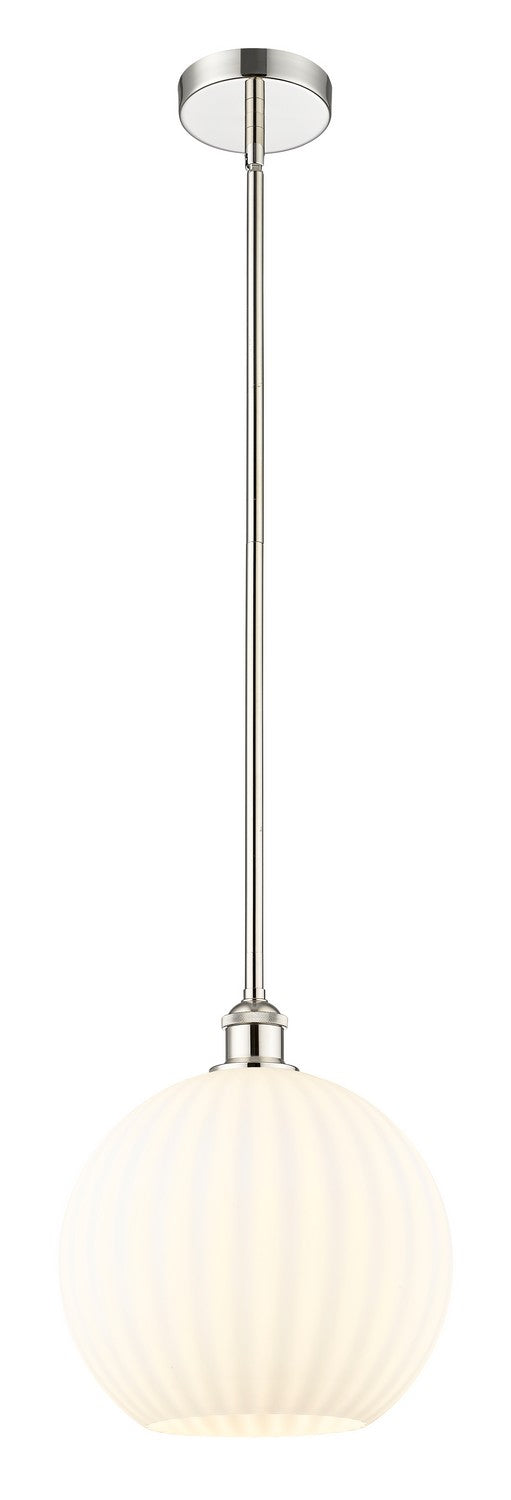 Innovations 616-1S-PN-G1217-12WV LED Mini Pendant, Polished Nickel