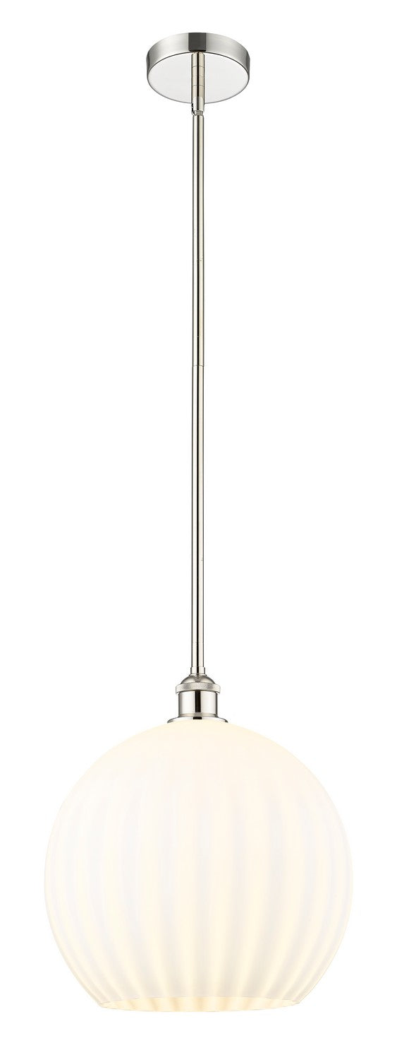 Innovations 616-1S-PN-G1217-14WV LED Pendant, Polished Nickel