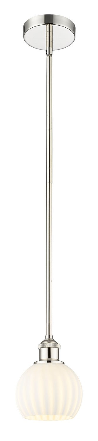 Innovations 616-1S-PN-G1217-6WV LED Mini Pendant, Polished Nickel