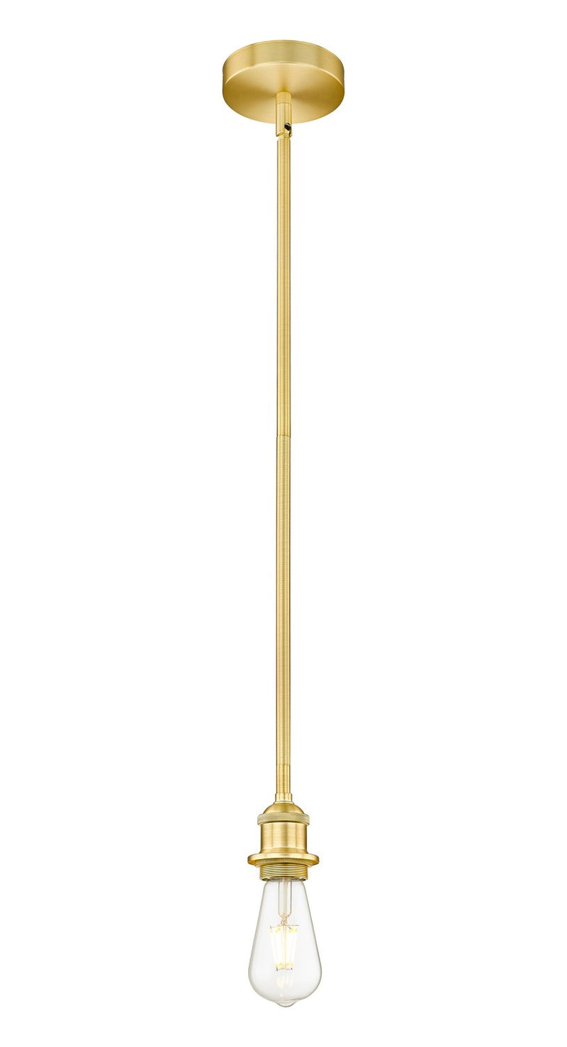 Innovations 616-1S-SG One Light Mini Pendant, Satin Gold