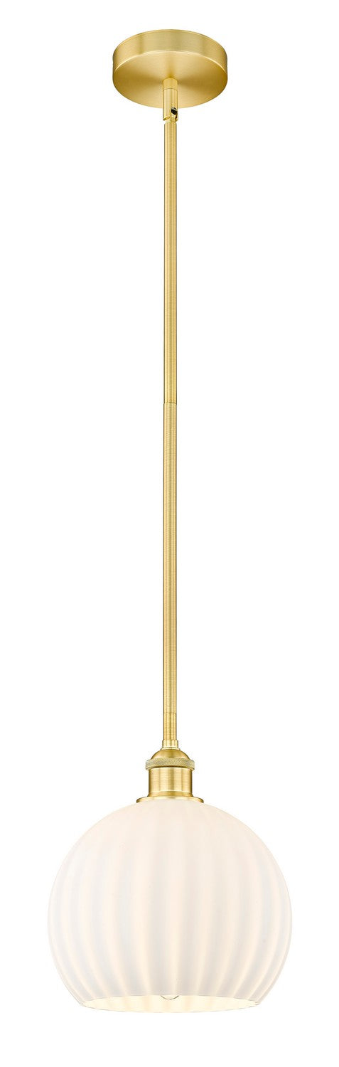 Innovations 616-1S-SG-G1217-10WV LED Mini Pendant, Satin Gold
