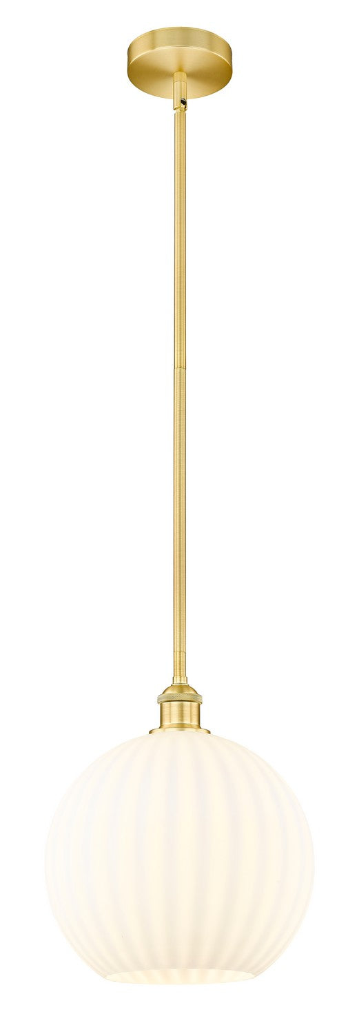 Innovations 616-1S-SG-G1217-12WV LED Mini Pendant, Satin Gold