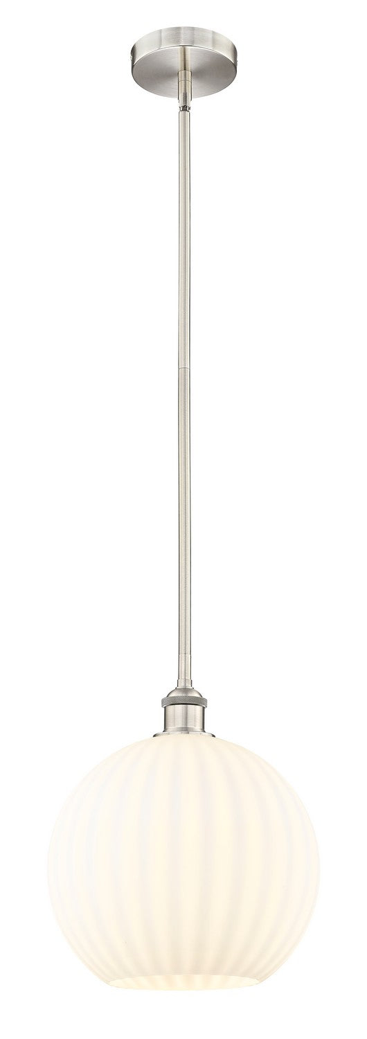 Innovations 616-1S-SN-G1217-12WV LED Mini Pendant, Brushed Satin Nickel