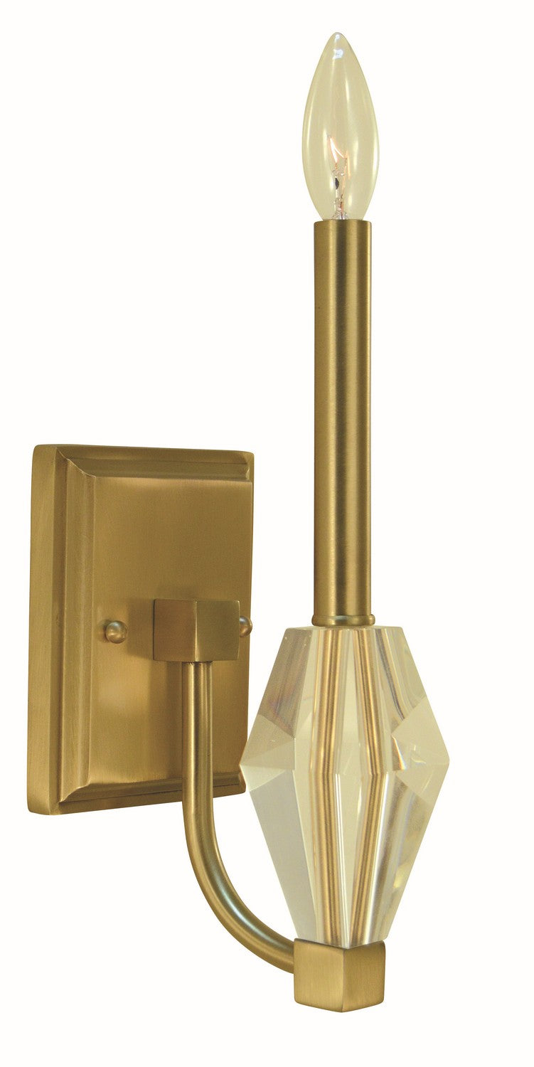 Framburg 5661 BR One Light Bath Sconce, Brushed Brass