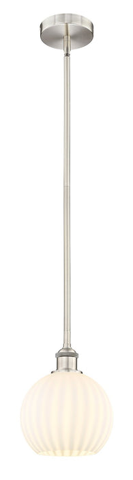Innovations 616-1S-SN-G1217-8WV LED Mini Pendant, Brushed Satin Nickel