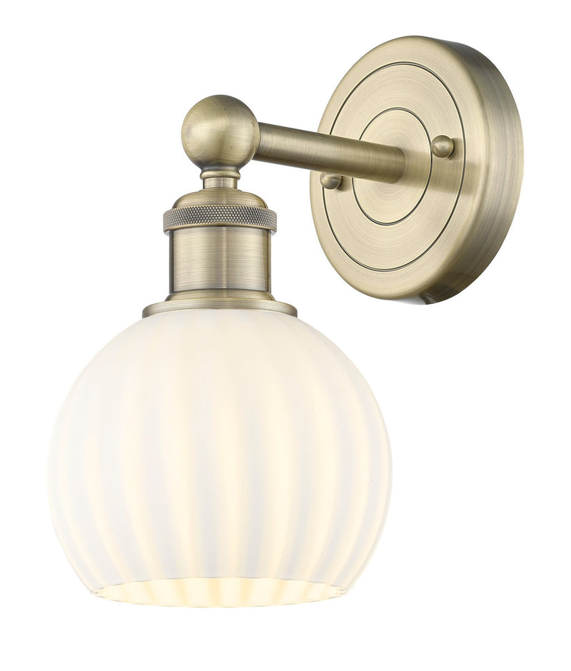 Innovations 616-1W-AB-G1217-6WV LED Wall Sconce, Antique Brass