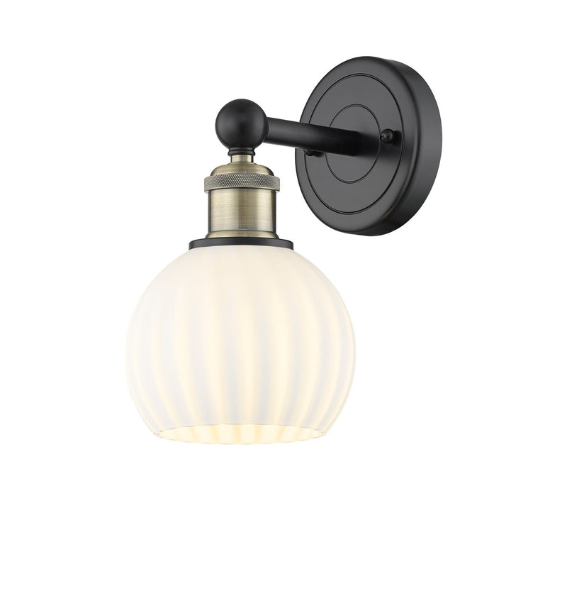 Innovations 616-1W-BAB-G1217-6WV LED Wall Sconce, Black Antique Brass