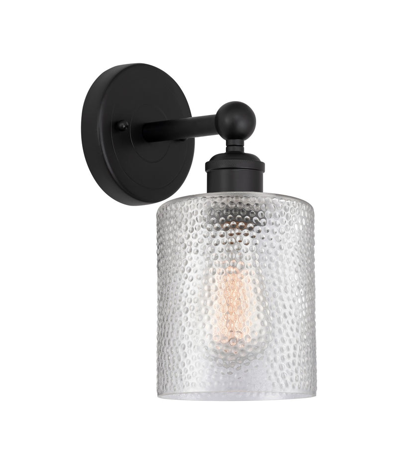 Innovations 616-1W-BK-G112 One Light Wall Sconce, Matte Black