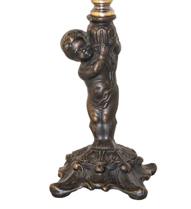 Meyda Tiffany 10703 One Light Mini Lamp, Antique Brass
