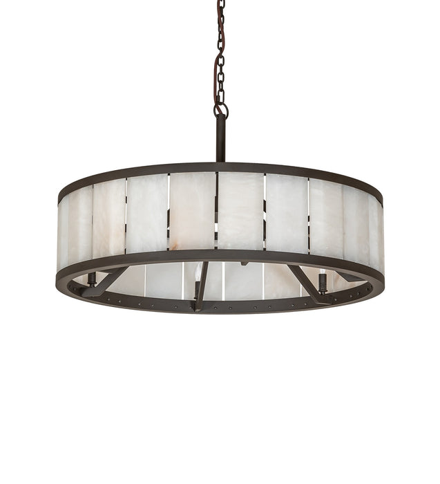 Meyda Tiffany 265763 Six Light Chandelier, Oil Rubbed Bronze