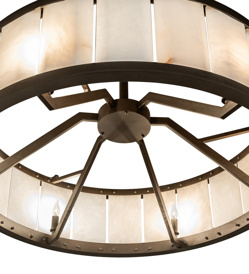 Meyda Tiffany 265763 Six Light Chandelier, Oil Rubbed Bronze