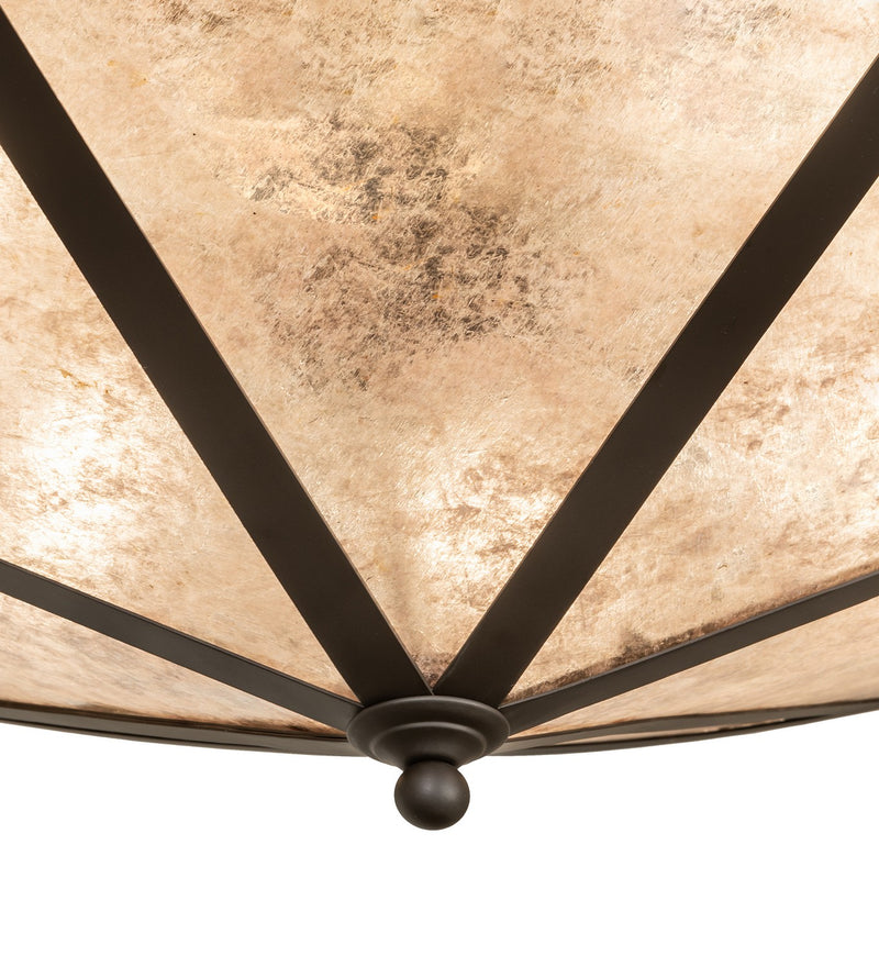 Meyda Tiffany 268978 Eight Light Semi-Flushmount, Oil Rubbed Bronze