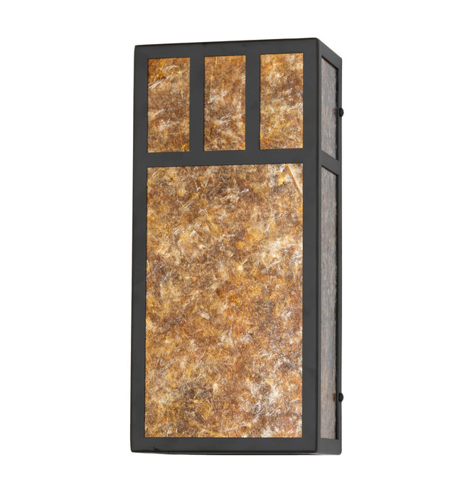 Meyda Tiffany 270260 Three Light Wall Sconce, Oil Rubbed Bronze