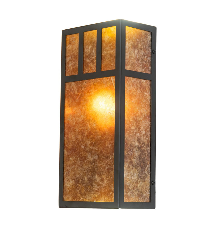 Meyda Tiffany 270260 Three Light Wall Sconce, Oil Rubbed Bronze