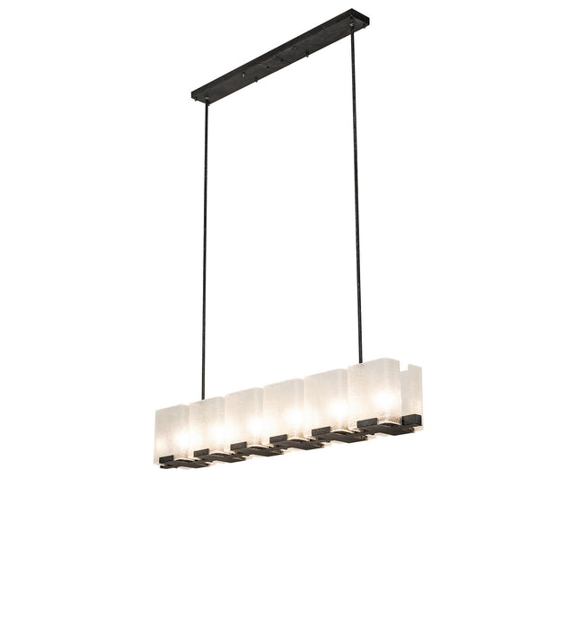 Meyda Tiffany 270642 Six Light Chandelier, Smoke