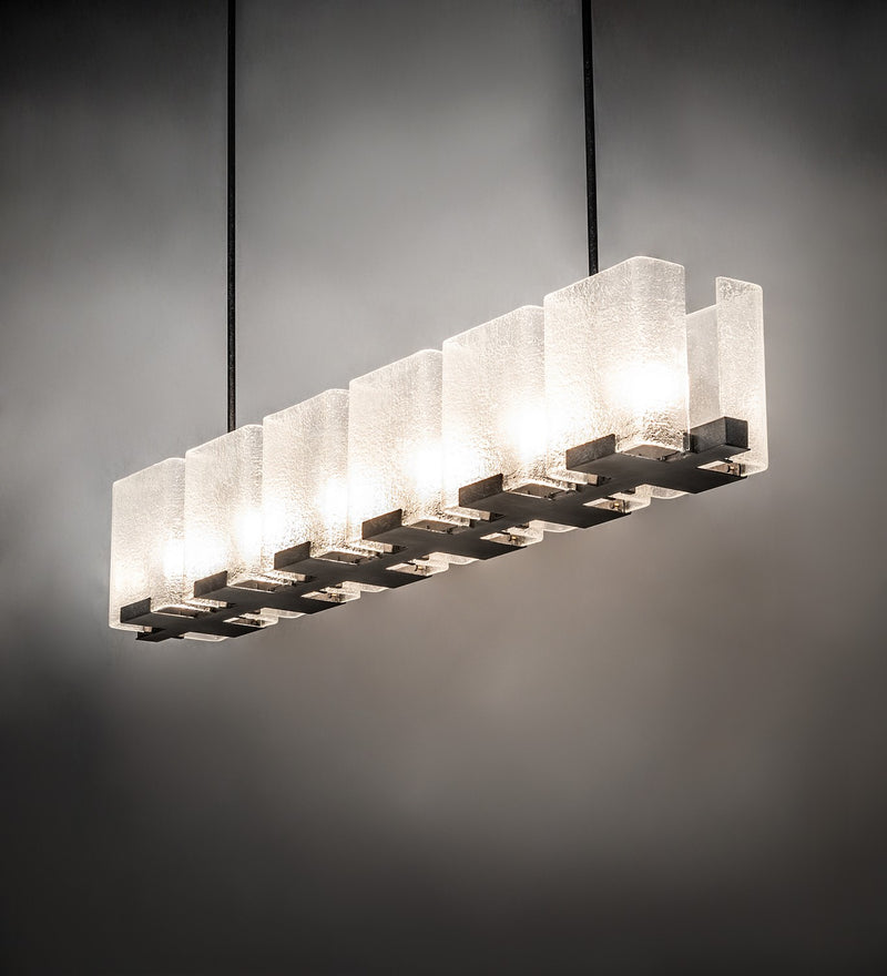 Meyda Tiffany 270642 Six Light Chandelier, Smoke